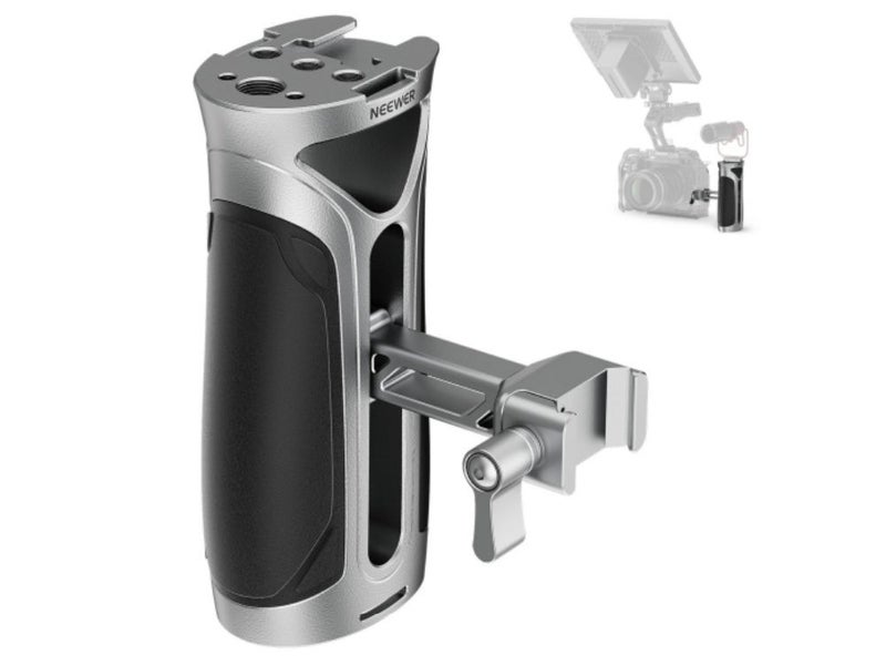 NEEWER Aluminum Alloy Side Handle with NATO Clamp Carousel 1