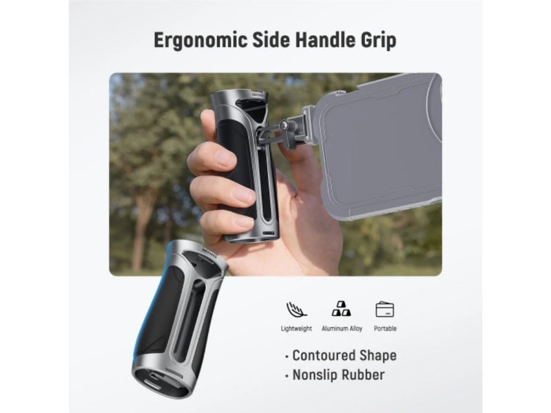 NEEWER Aluminum Alloy Side Handle with NATO Clamp Carousel 2