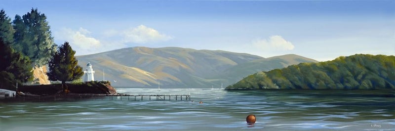FREE DELIVERY: Huge stretched canvas print by Linelle Stacey: Akaroa629366720053781110