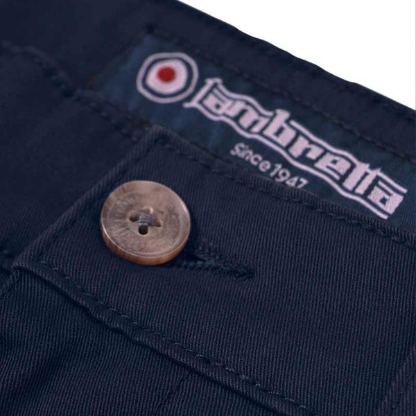Lambretta Mens Straight Leg Twill Stretch Chinos - 36R Carousel 4