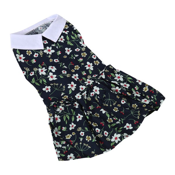cute dog dress Dog Dress Soft Breathable Lightweight Fashionable Elegant Floral Carousel 1