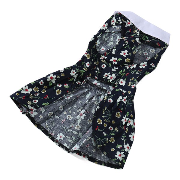 cute dog dress Dog Dress Soft Breathable Lightweight Fashionable Elegant Floral Carousel 2