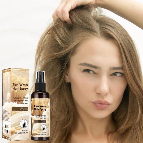 Rice Water Hair Growth Spray Treatmnt Fermented 100ml Boosts Natural Hair Growth Carousel 2
