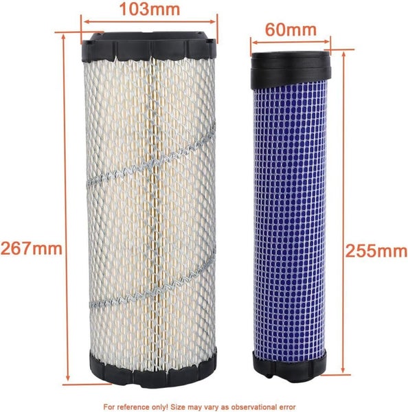 2pcs Inner & Air Filter 11013-7044 & 11013-7045 FOR Kohler 25-083-01-S 25 083... Carousel 2