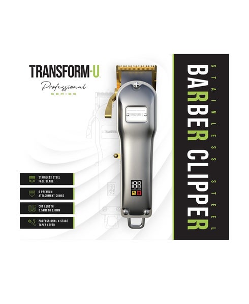 Transform-U Stainless Steel Barber Hair Clipper Carousel 5