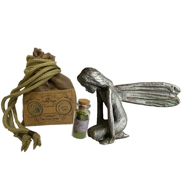 The Iron Fairies CHLOE Fairy of Love Collectors Hand Made Cast Iron Statue Figur Carousel 1