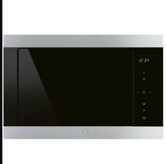 Smeg 60cm 25L Built in Compact Microwave Oven FMI325X Carousel 1