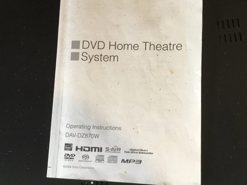 Sony DVD Home Theatre Carousel 6