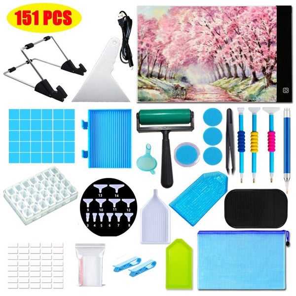 A4 LED Light Box Drawing Board Pad + Accessories64230523990657110