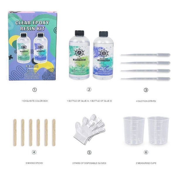 AB Epoxy Resin 948ml Kit64381376005762111