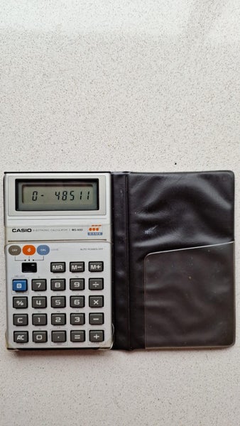 Genuine Casio MG880, Space Invader Calculator Carousel 1