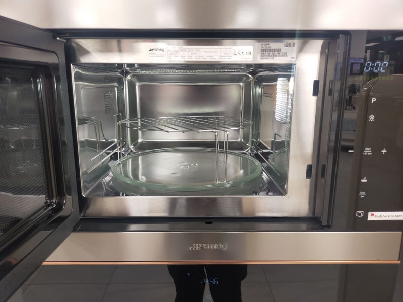 Smeg 60cm 25L Built in Compact Microwave Oven FMI325X Carousel 3
