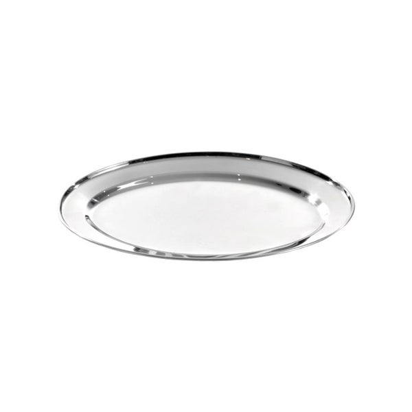 Platter Oval 50cm S/steel Carousel 1