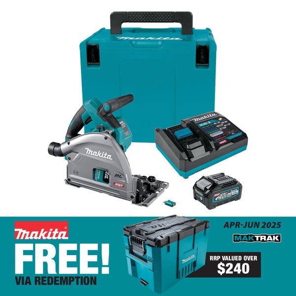 Makita XGT Cordless Plunge Saw Brushless 165mm 40V Carousel 1