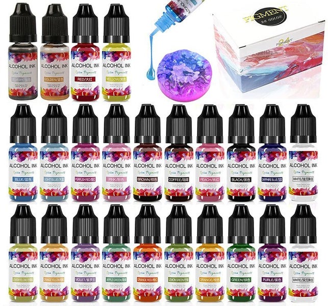 24pcs Epoxy Resin Pigment Resin Dye Colorant Carousel 1