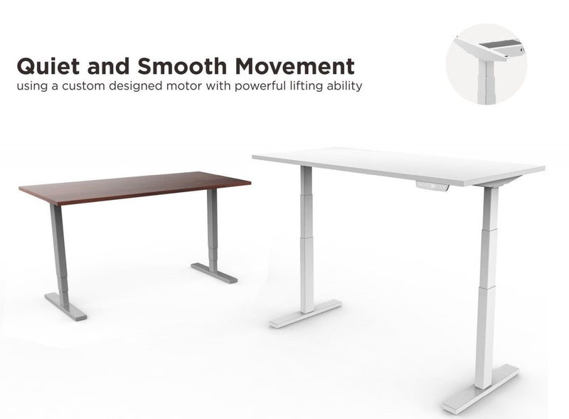 Ergomax Dual-Motor Electric Sit Stand Desk Carousel 2