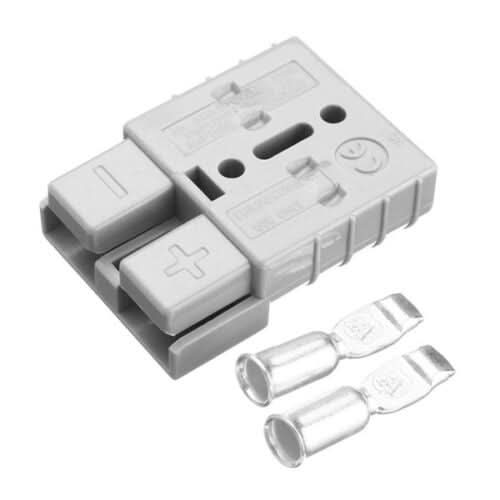 Anderson Plug 50A Amps Grey 12-24V Solar Caravan Mounting Connector [10 Pack] Carousel 1