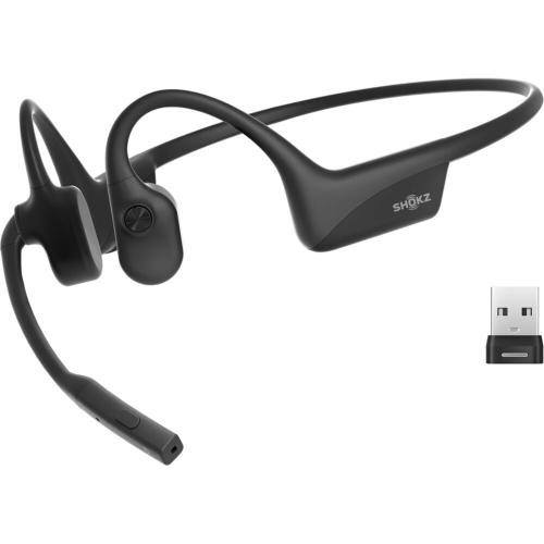 Shokz OpenComm2 UC (2025 Upgrade) Wireless Open-Ear Bone Conduction Stereo Carousel 1