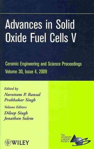 Advances in Solid Oxide Fuel Cells V, Volume 30, Issue 4 by Narottam P. Bansal - Carousel 1