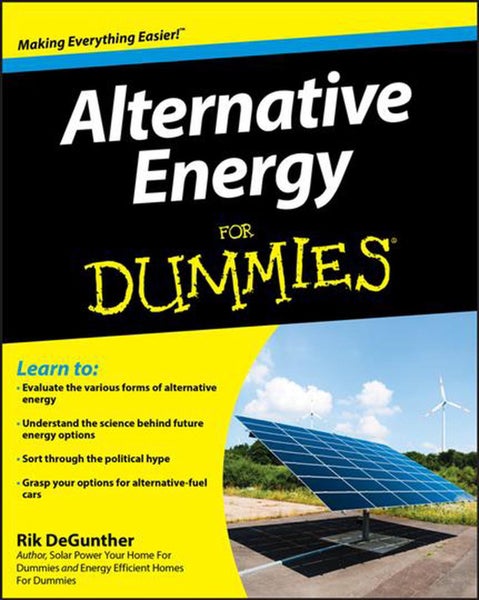 Alternative Energy For Dummies by Rik DeGunther - Paperback Carousel 1