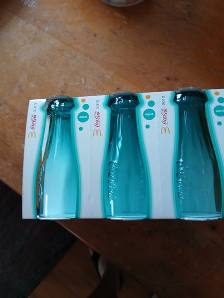 Coke new 2013 McDonalds glasses, set of 3 Carousel 1