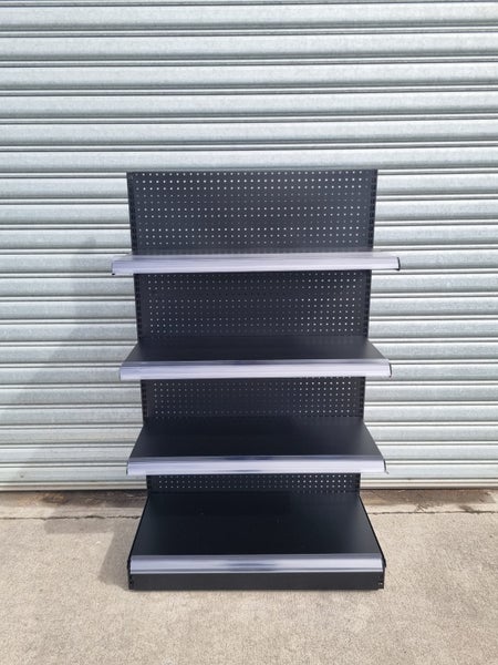 Supermarket Single Sided Racking 1500mm H x 900mm L x 450mm W FREE DELIVERY Carousel 1