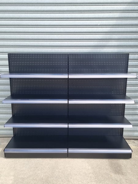 Supermarket Single Sided Racking 1500mm H x 900mm L x 450mm W FREE DELIVERY Carousel 5