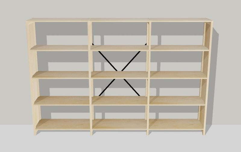 Preloved 1800 Lundia Shelving 3 Bay Carousel 2