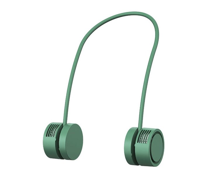 Portable Hanging Neck Fan Outdoor Wearable Air Conditioner Fan Humidifier B Carousel 1