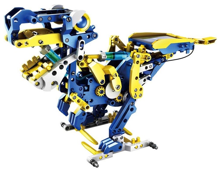 Johnco 12-in-1 Solar & Hydraulic Power Construction Kit Kids Learning Toy 8y+ Carousel 3