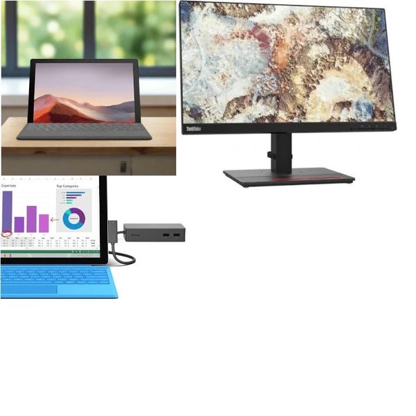 Surface Pro WFH Single monitor bundle Carousel 1