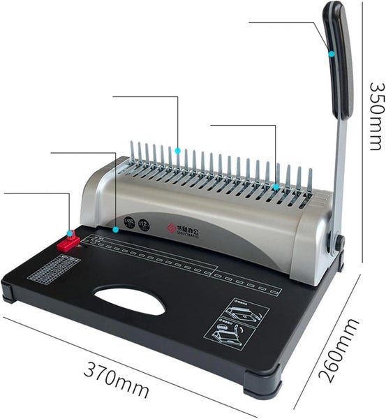 New Comb Binding Machine Office Binder Afterpay Carousel 11
