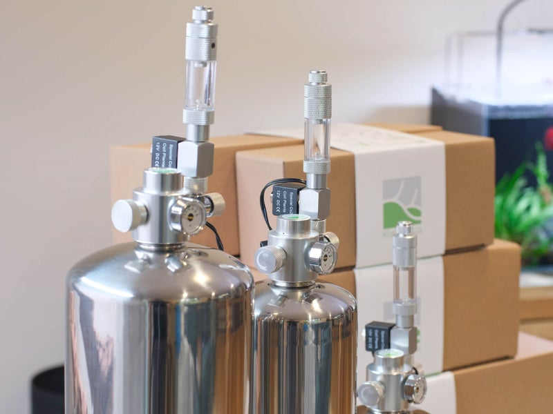 Kiwi Aqua 1Litre DIY CO2 Stainless Bottle Full Kit Carousel 1