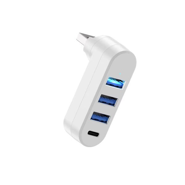 4 in 1 USB Data Hub 180 Degree Rotatable Carousel 1