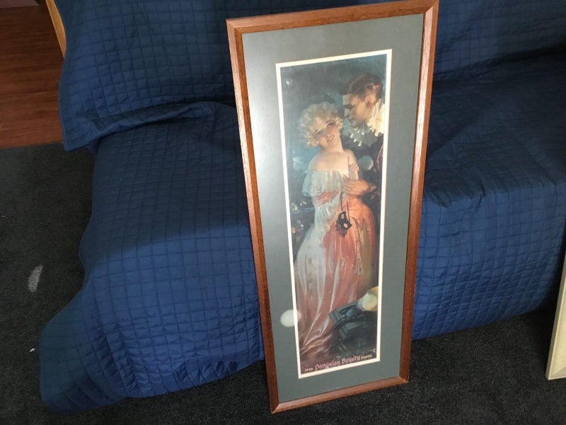 Vintage Gene Pressier yard print Carousel 1