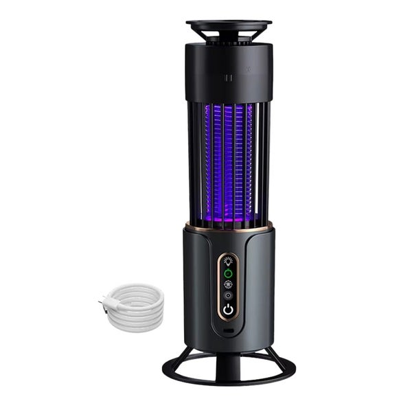 Electric Mosquito Killer Lamp USB Rechargeable Insect Trap Carousel 1