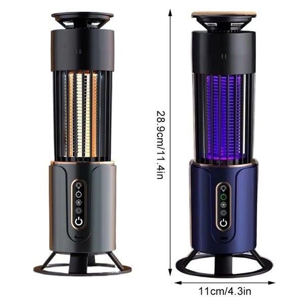 Electric Mosquito Killer Lamp USB Rechargeable Insect Trap Carousel 9