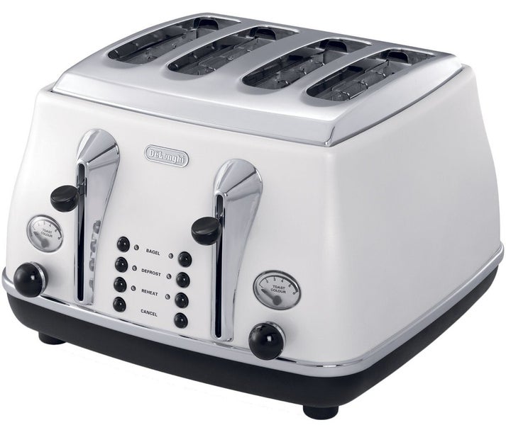 DeLonghi Icona Classic, 4 Slice White Toaster Carousel 1