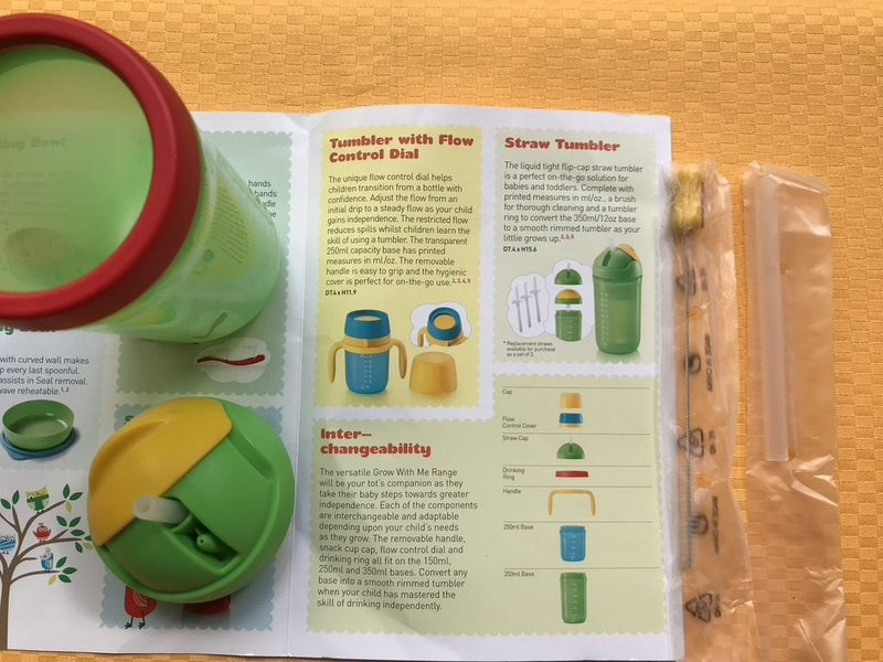 New Tupperware Grow With Me StrawTumbler Carousel 1