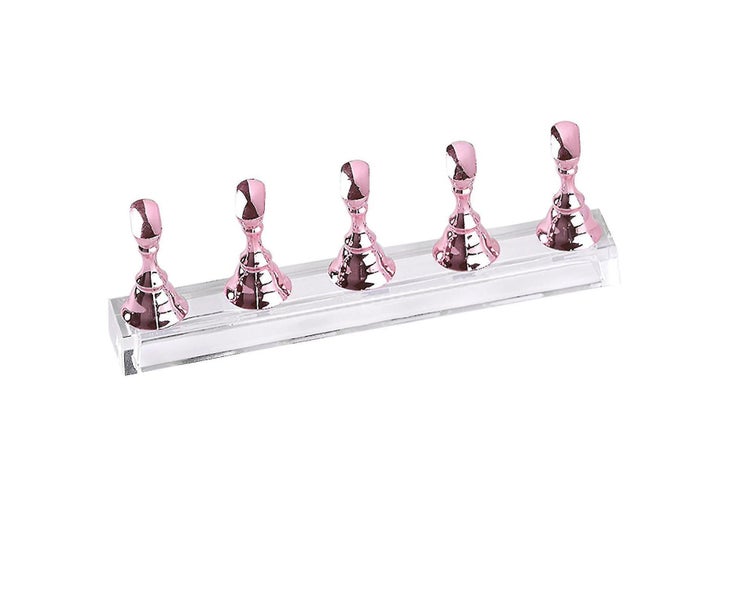 Acrylic Nail Display Stand Nail Tip Holder Magnetic Nail Practice Stand Fin Carousel 1