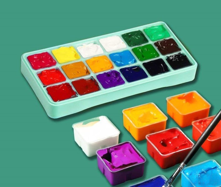 18 Color Gouache Paint Set64308319072003110
