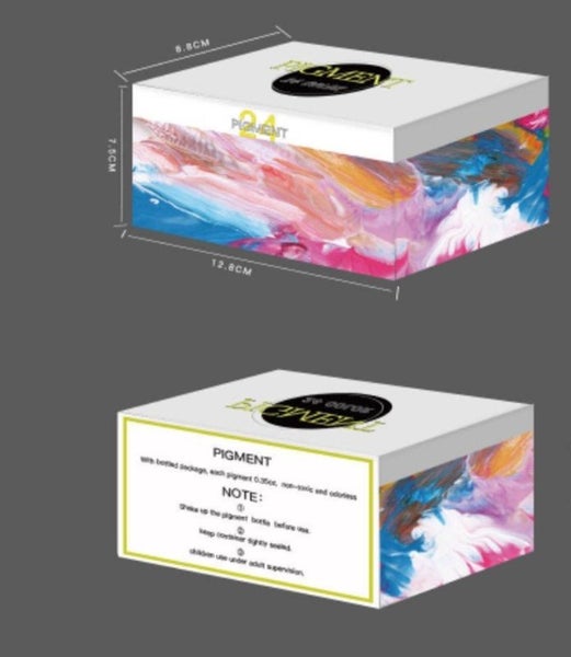 24pcs Epoxy Resin Pigment Resin Dye Colorant64233042397313113