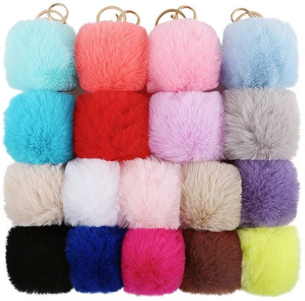 Pom Pom Fur Ball Keychain DIY Set64207465520769113