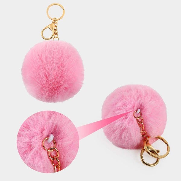 Pom Pom Fur Ball Keychain DIY Set64207465520769114