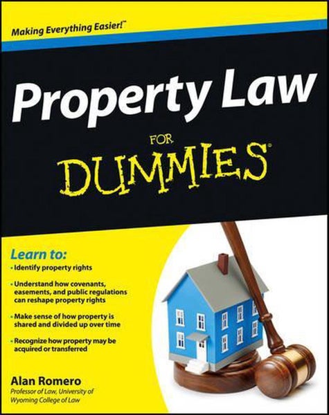 Property Law For Dummies by Alan R. Romero - Paperback Carousel 1