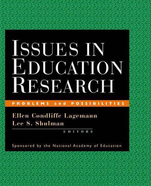 Issues in Education Research by Ellen Condliffe Lagemann - Paperback Carousel 1