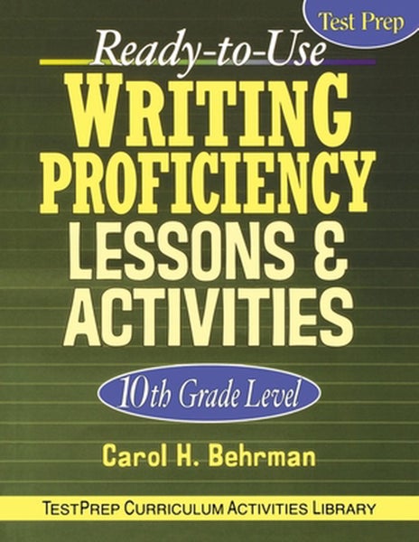 Ready-To-Use Writing Proficiency Lessons and Activities by Carol H. Behrman - Pa Carousel 1
