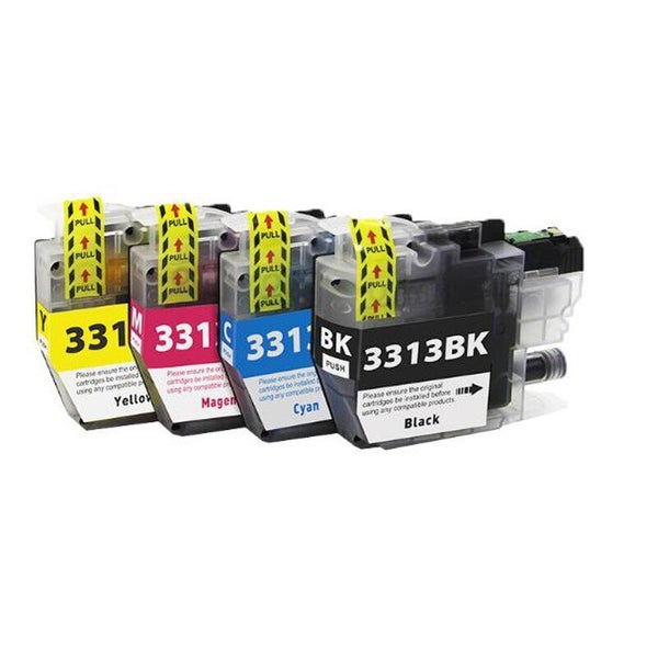 Compatible Ink Cartridges for Brother LC3313 Set BK+C+M+Y Carousel 1