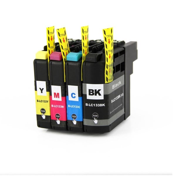 Compatible Ink Cartridges for Brother LC133 Set BK+C+M+Y Carousel 1