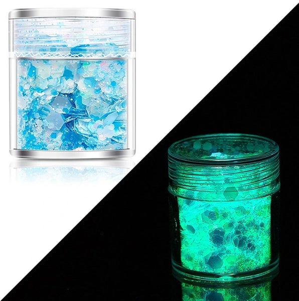 12pcs Glow in The Dark Luminous Nail Art Sequins Epoxy Resin Pigment64304055873539111